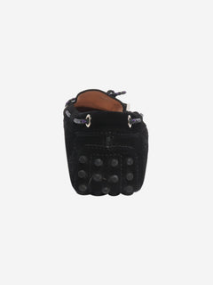 Black suede Gommino loafers - size EU 38.5 (UK 5.5) Gloves Tods 