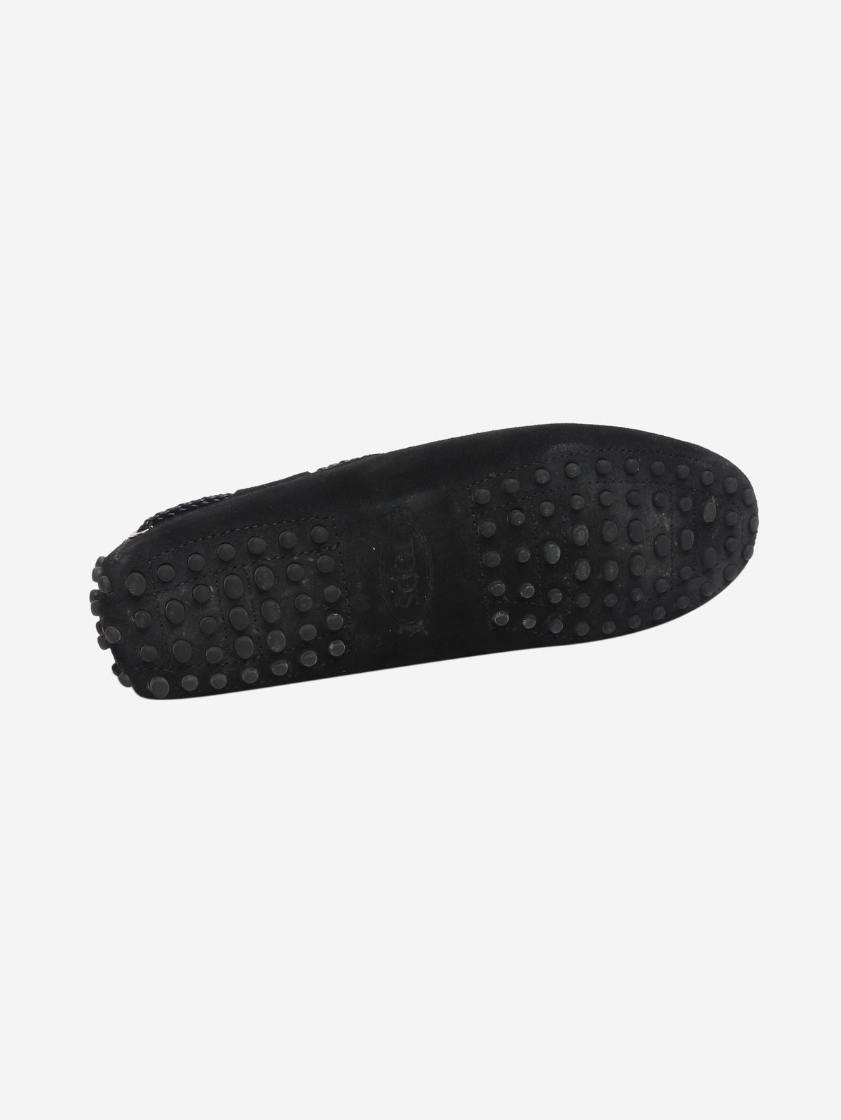 Black suede Gommino loafers - size EU 38.5 (UK 5.5) Gloves Tods 