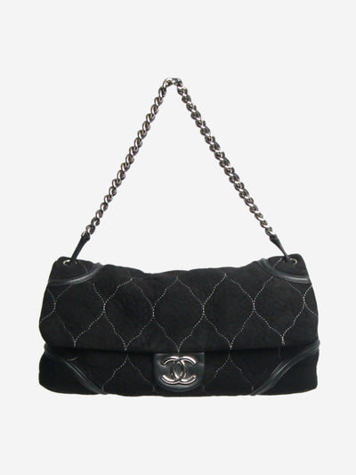 Black 2008 Timeless Classique bag in suede Shoulder bags Chanel 