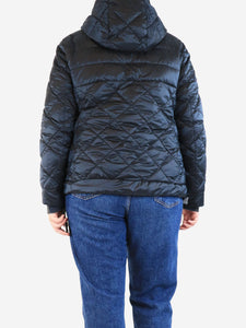 Max Mara Navy The Cube reversible quilted jacket - size UK 16