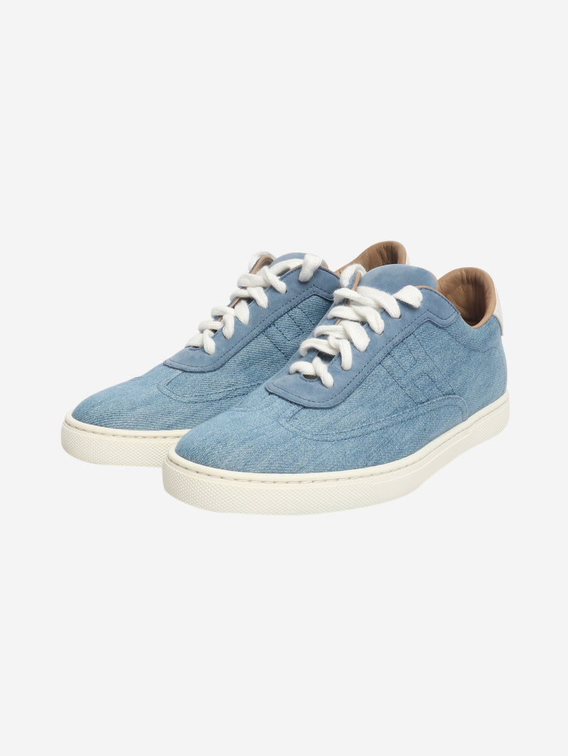 Blue denim trainers - size EU 39.5 (UK 6.5) Trainers Hermes 