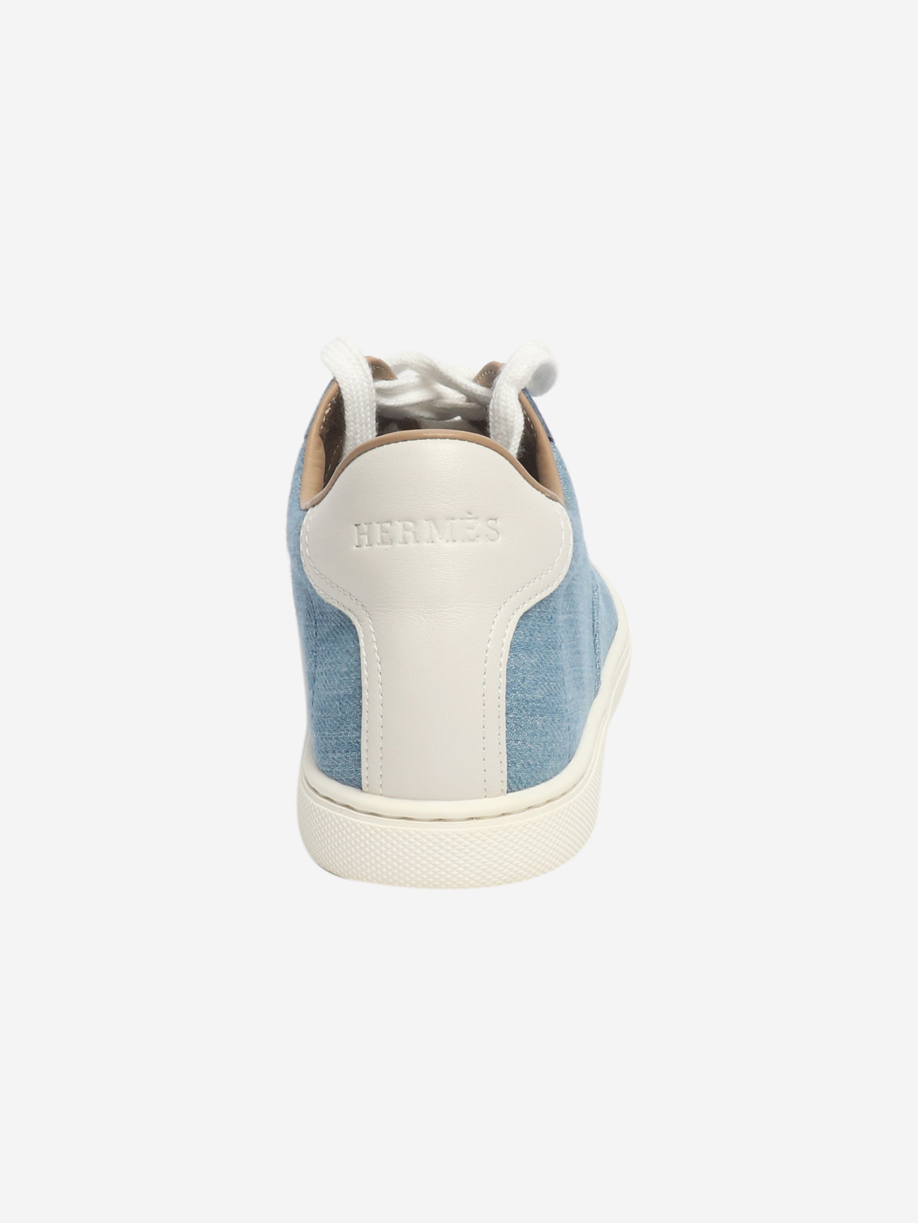 Blue denim trainers - size EU 39.5 (UK 6.5) Trainers Hermes 