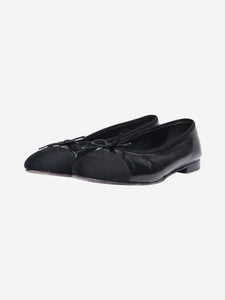 Chanel Black patent leather ballet flats - size EU 40.5