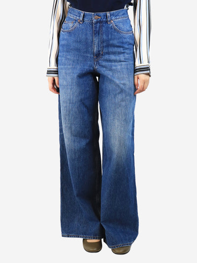 Blue wide leg jeans - size UK 10 Trousers Chloe 