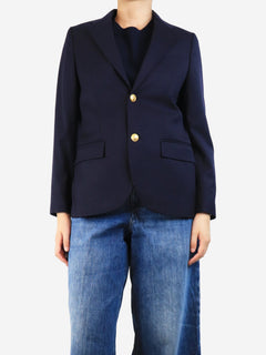 Blue single-breasted blazer - size UK 10 Coats & Jackets Polo Ralph Lauren 