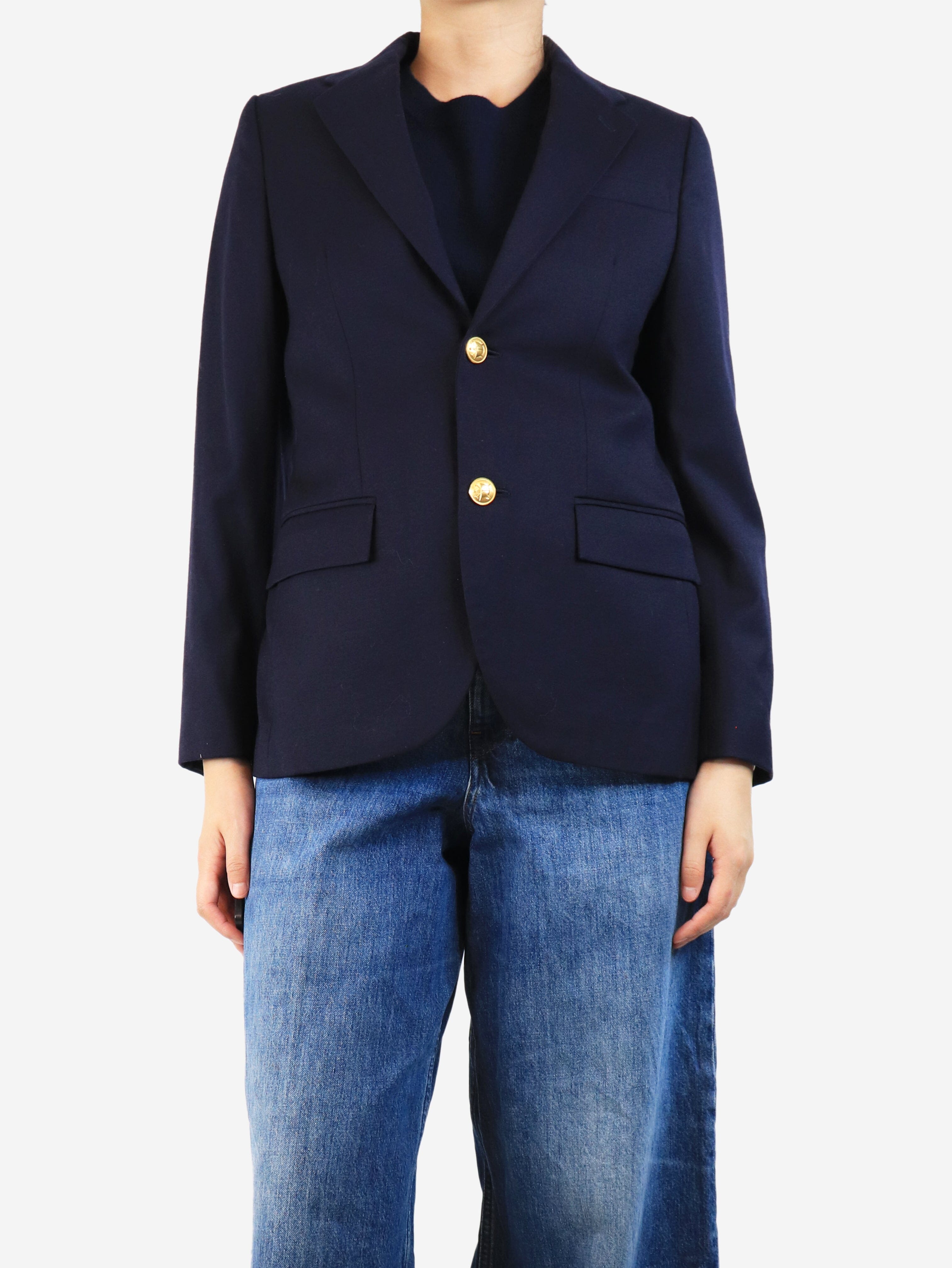 Blue single-breasted blazer - size UK 10 Coats & Jackets Polo Ralph Lauren 