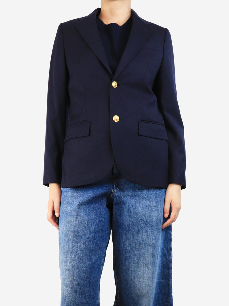 Blue single-breasted blazer - size UK 10 Coats & Jackets Polo Ralph Lauren 