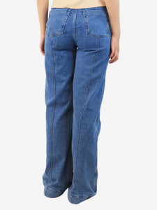 Another Tomorrow Blue straight leg jeans - size UK 10