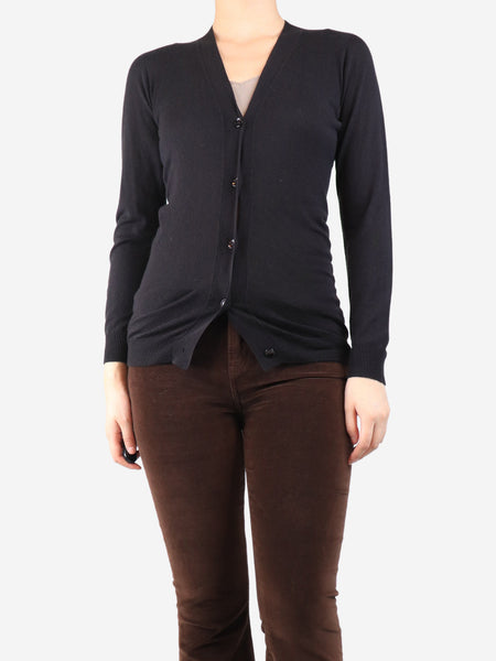 Brown thin knit cardigan - size M product image
