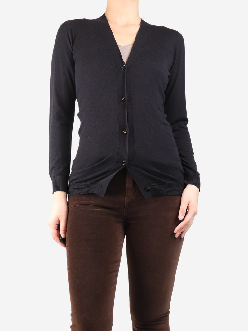 Brown thin knit cardigan - size M Knitwear Max Mara 