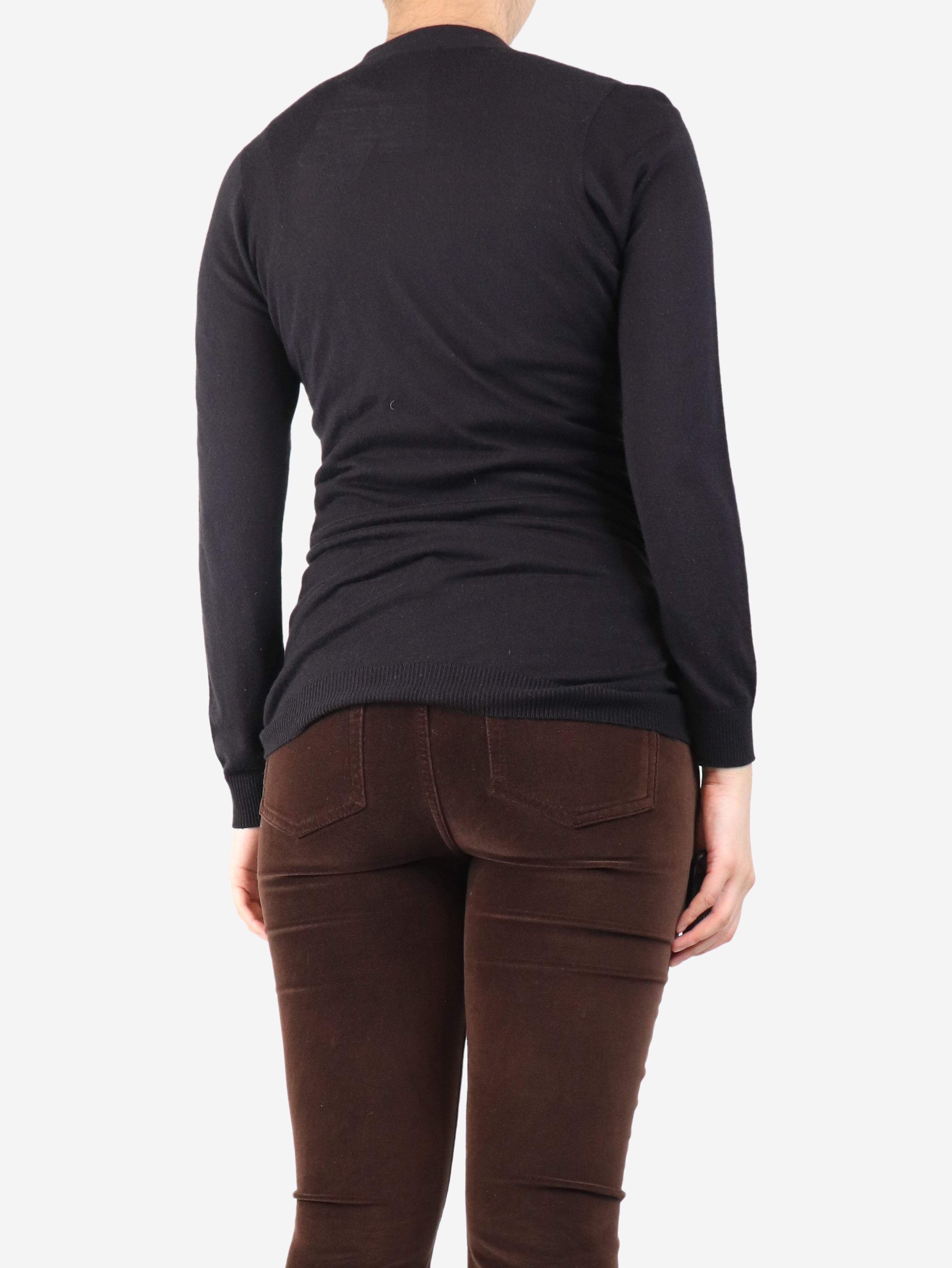 Brown thin knit cardigan - size M Knitwear Max Mara 