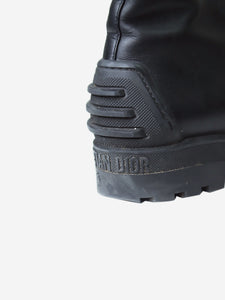 Christian Dior Black D-Major ankle boots - size EU 40.5 (UK 7.5)