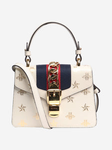 Gucci Cream Sylvie leather 2way bag