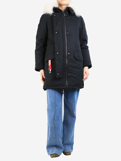 Black parka - size UK 8 Coats & Jackets Yves Salomon Army 