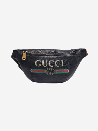 Black leather bum bag Cross-body bags Gucci 