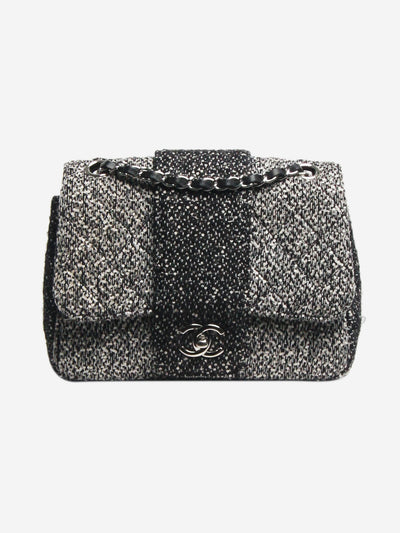 Chanel Black boucle and sequin 2015-2016 flap bag Shoulder bags Chanel 