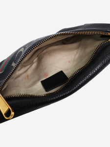 Gucci Black leather bum bag