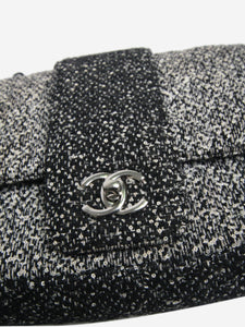 Chanel Chanel Black boucle and sequin 2015-2016 flap bag