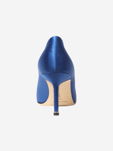 Manolo Blahnik Blue satin Hangisi pumps - size EU 38