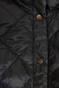 Max Mara Navy The Cube reversible quilted jacket - size UK 16
