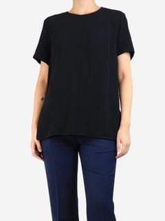 Black back knot crepe top - size UK 10 Tops Proenza Schouler 