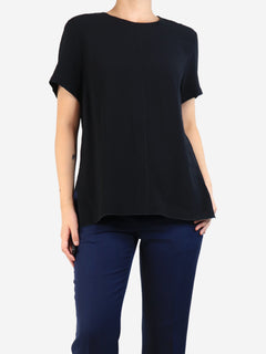 Black back knot crepe top - size UK 10 Tops Proenza Schouler 