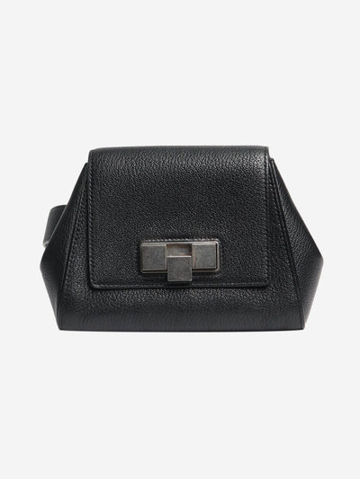 Black Geometric leather belt bag Cross-body bags Bottega Veneta 
