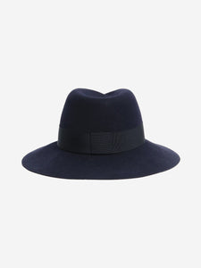 Maison Michel Navy felt Virgine fedora