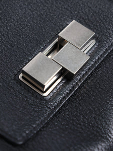 Bottega Veneta Black Geometric leather belt bag