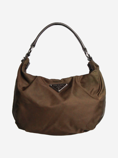 Khaki nylon shoulder bag Shoulder bags Prada 