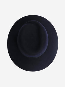Maison Michel Navy felt Virgine fedora