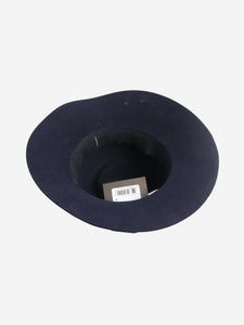 Maison Michel Navy felt Virgine fedora