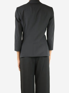 The Row Black wool blazer - size UK 8