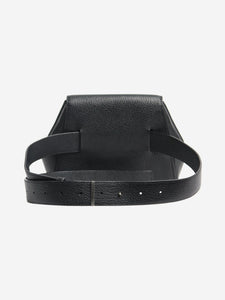 Bottega Veneta Black Geometric leather belt bag