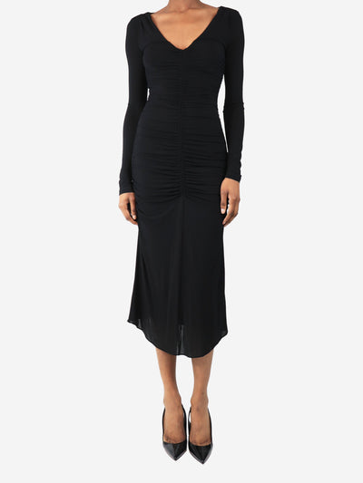 Black ruched dress - size UK 8 Dresses Isabel Marant 