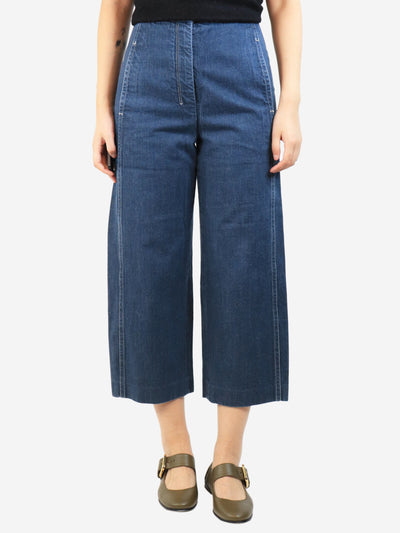Blue cropped jeans - size UK 12 Trousers Lemaire 