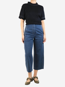 Lemaire Blue cropped jeans - size UK 12