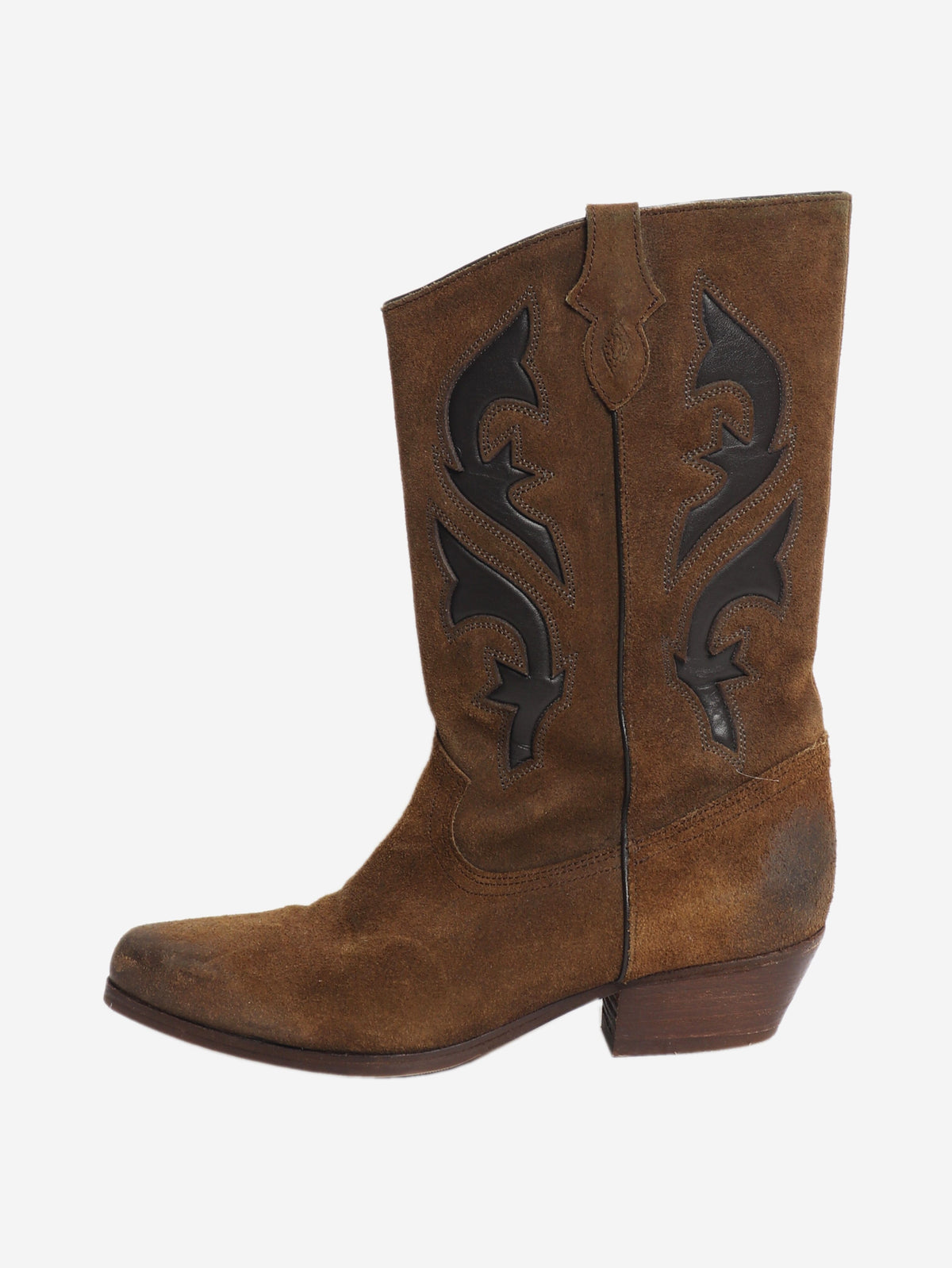 Brown suede Curtis boots - size EU 38 Boots Ba&sh 