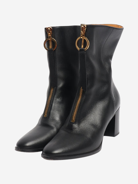 Black Effrontee heeled ankle boots - size EU 40 alternate image