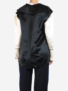 Yuzefi Ecru satin blouse - size S