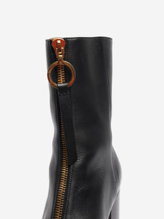 Black Effrontee heeled ankle boots - size EU 40