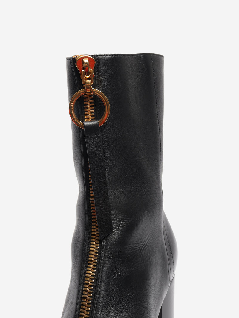 Black Effrontee heeled ankle boots - size EU 40