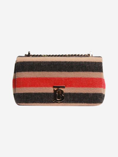 Brown Lola wool striped shoulder bag Shoulder bags Burberry 