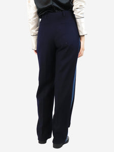 Chanel Navy wool trousers - size UK 12