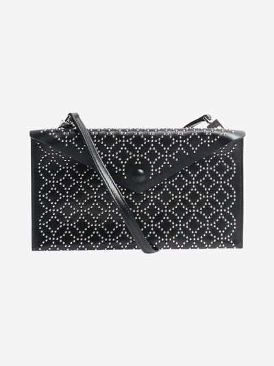 Black Oum studded leather crossbody bag Cross-body bags Alaia 