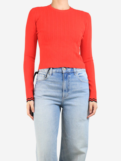 Red knit top - size M Knitwear Proenza Schouler 