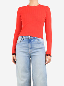Proenza Schouler Red knit top - size M