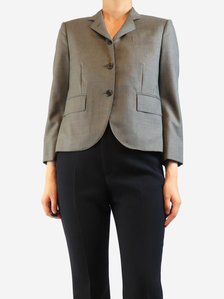 Grey wool jacket - size UK 12 product image