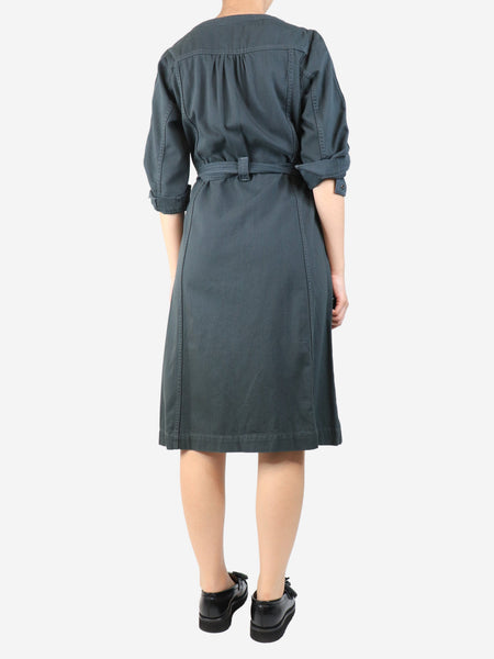 Clay Matilda multi stitch midi dress  - size UK 14 alternate image