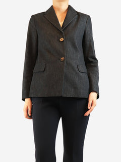 Black denim jacket - size UK 8 Coats & Jackets S Max Mara 